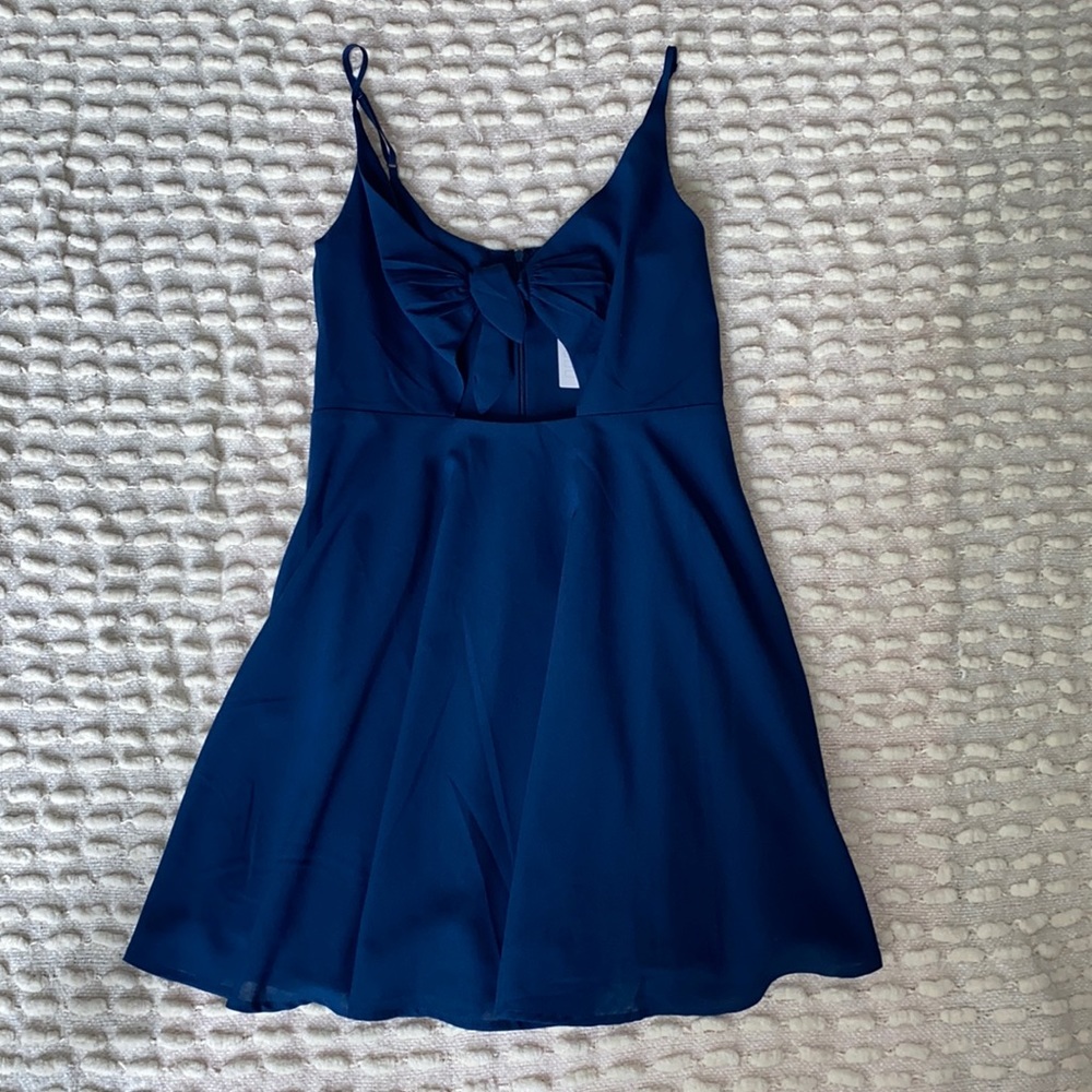 Urban Outfitters Blue Tie Front Dress